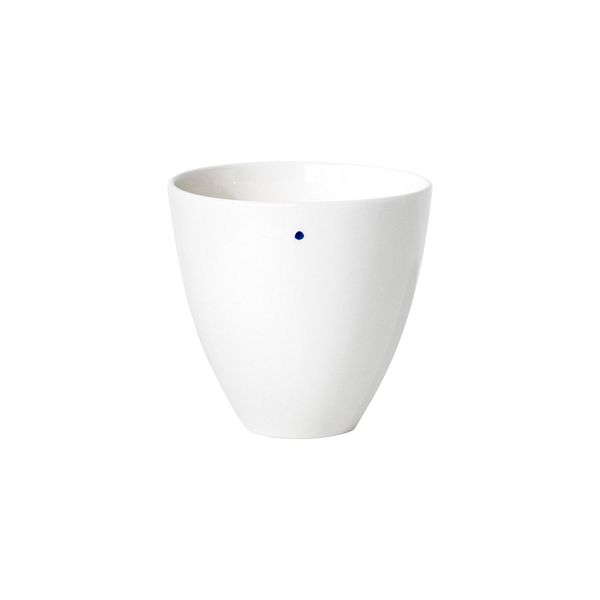 Shiro bowl, small, 1 dot, 10 cm, white