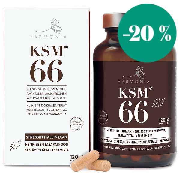 KSM66-ashwagandhakapselit, 45 g