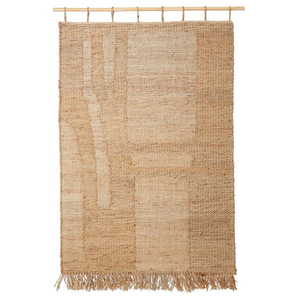 Harvest wall rug, 100 x 165 cm, natural