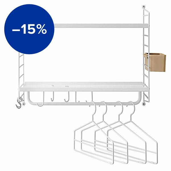 String Hallway set, white