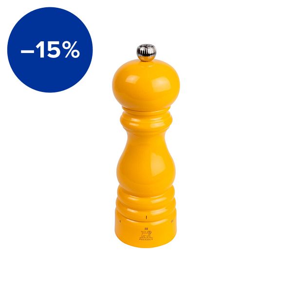 ParisRama U'Select pepper mill, 18 cm, saffron yellow
