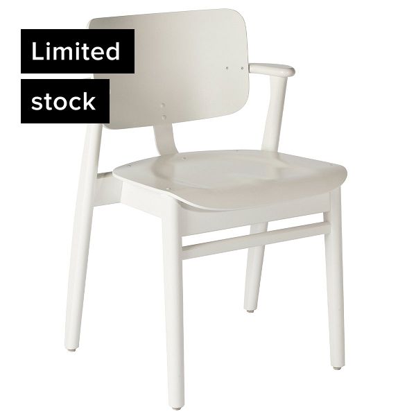 Domus chair, painted white