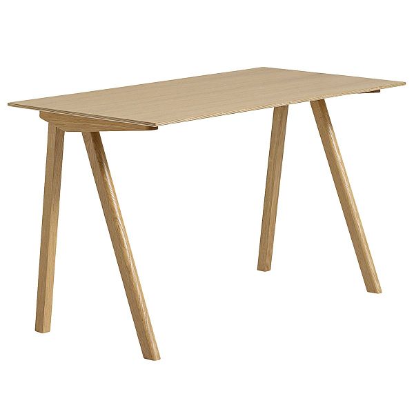 CPH90 desk, lacquered oak
