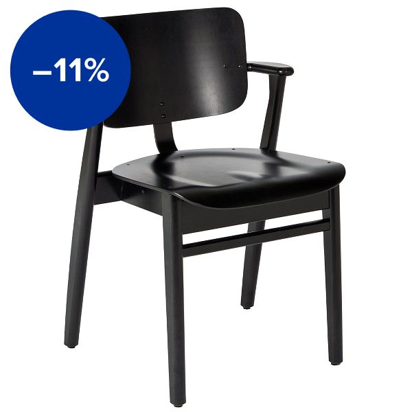 Domus chair, stained black