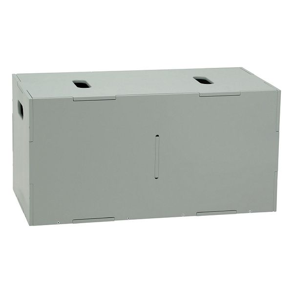 Cube Long storage box, olive green