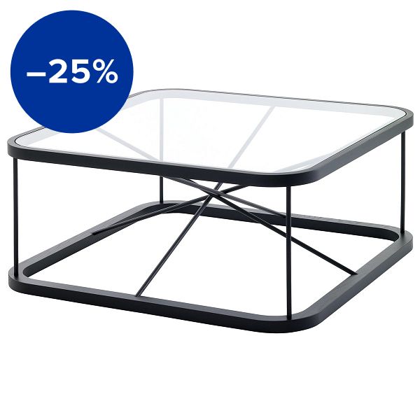 Twiggy table 88 x 88 cm, black