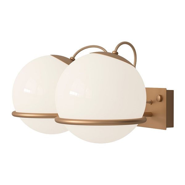 Model 238/2 wall lamp, 20 cm, champagne