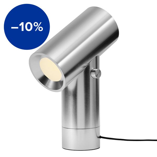 Beam Lamp, 45 cm, polished aluminium